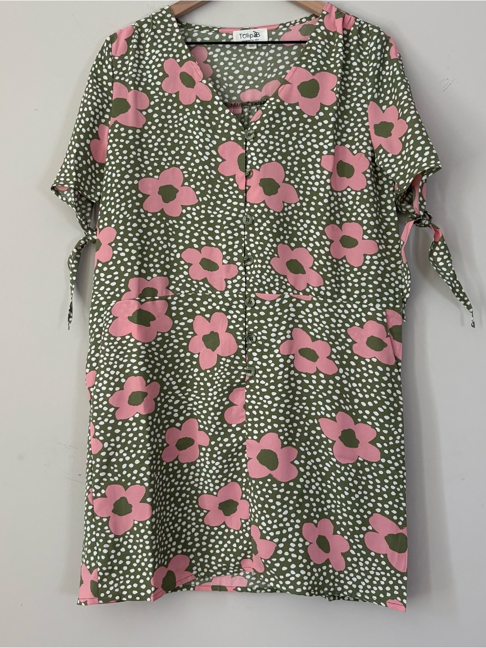 Tulip B Floral Button Front Dress